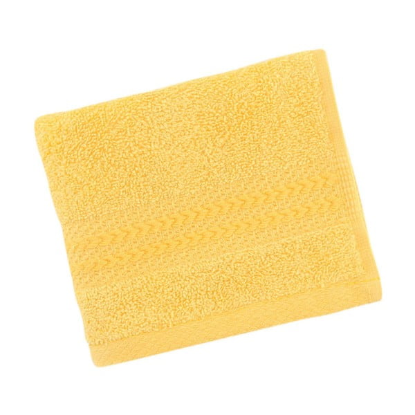 Foutastic sárga pamut kéztörlő, 30 x 50 cm-image-2