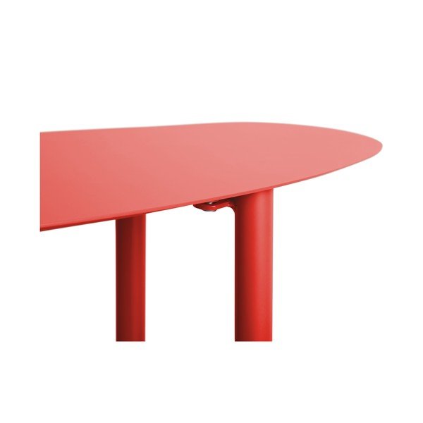 Piros fém polcos állvány 90x82x28 cm Cool Retro – Leitmotiv-image-3