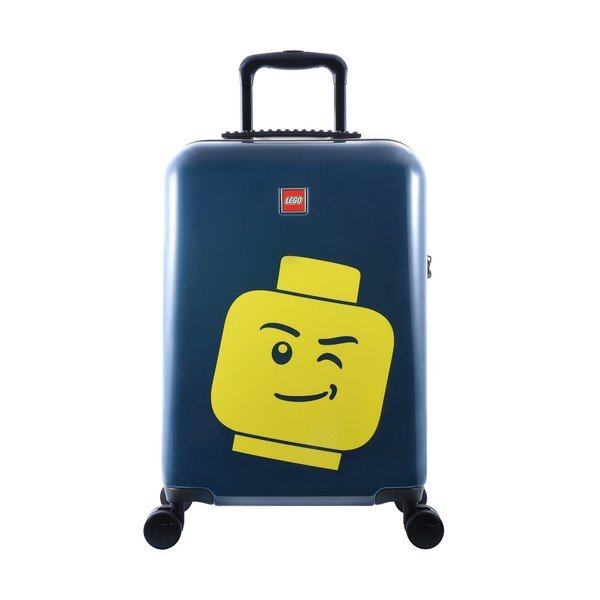 Luggage Minifigure Head 20" kék kerekes bőrönd - LEGO®