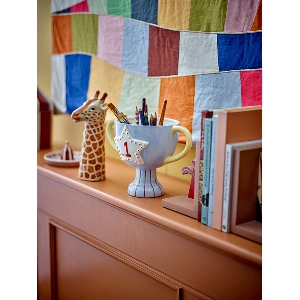 Kerámia kézzel festett kaspó Trophy – Bloomingville Mini-image-4