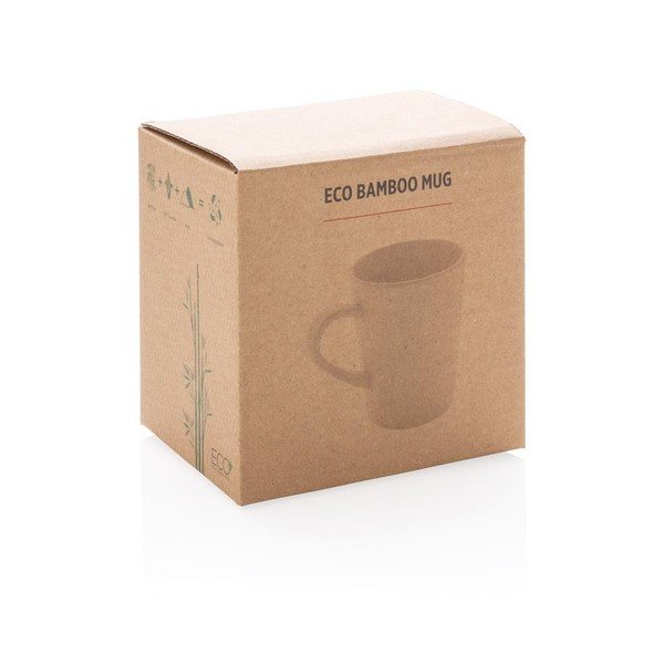Fehér bambusz bögre, 360 ml - XD Collection-image-4