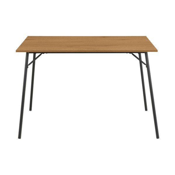 Étkezőasztal tölgyfa dekoros asztallappal 80x120 cm Peru – Actona-image-2