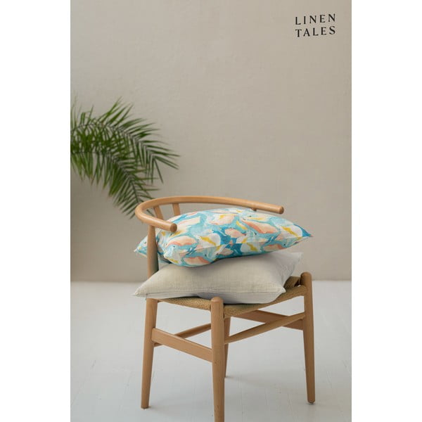 Világosszürke len párnahuzat, 45 x 45 cm - Linen Tales-image-1