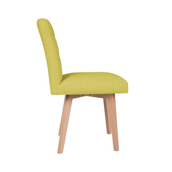 Tulip citromsárga étkezőszék - Mazzini Sofas-image-3