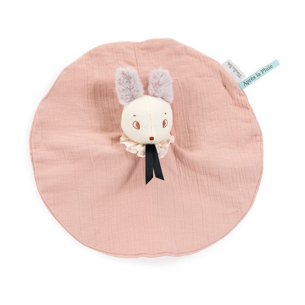 Rózsaszín szundikendő Mouse Brume – Moulin Roty-image-1