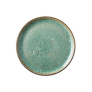 Mensa zöld agyagkerámia tányér, ø 17 cm - Bitz