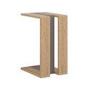 Tárolóasztal tölgyfa dekorral 40x30 cm Macha – Marckeric