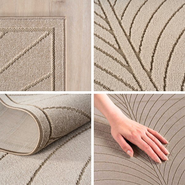 Bézs kültéri-beltéri szőnyeg 120x170 cm Nova 1204 – Ayyildiz Carpets-image-2