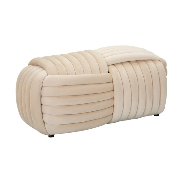 Krémszínű bársony pad Softy – Mauro Ferretti-image-4