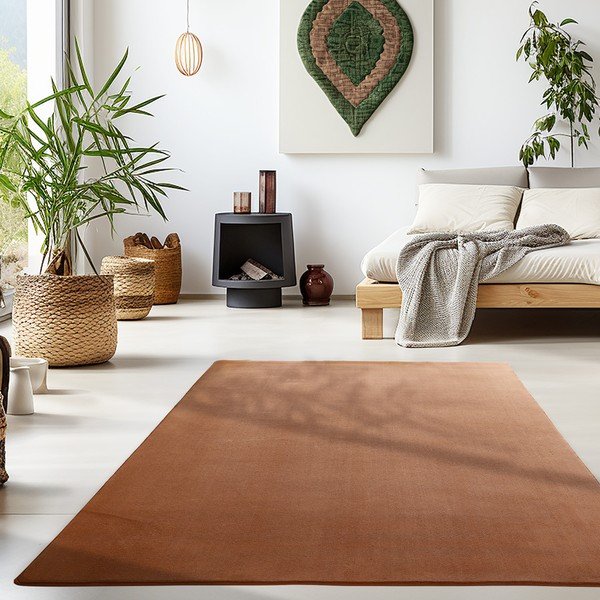 Barna mosható szőnyeg 140x200 cm Sky – Ayyildiz Carpets-image-1
