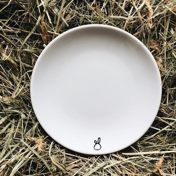Rabbit desszertes tányér, ⌀ 17 cm - FOR.REST Design