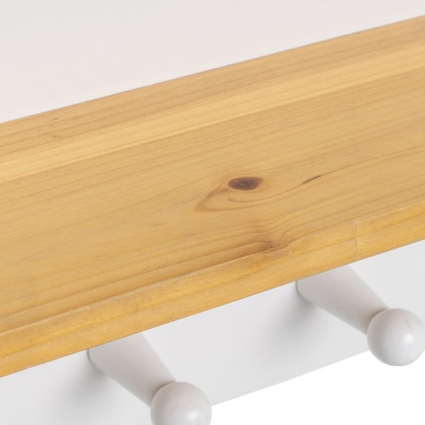 Fehér fali fogas polccal – Casa Selección-image-4