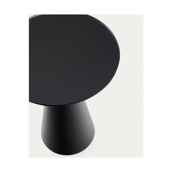 Kerek tárolóasztal üveg asztallappal ø 35 cm Wilshire – Kave Home-image-3