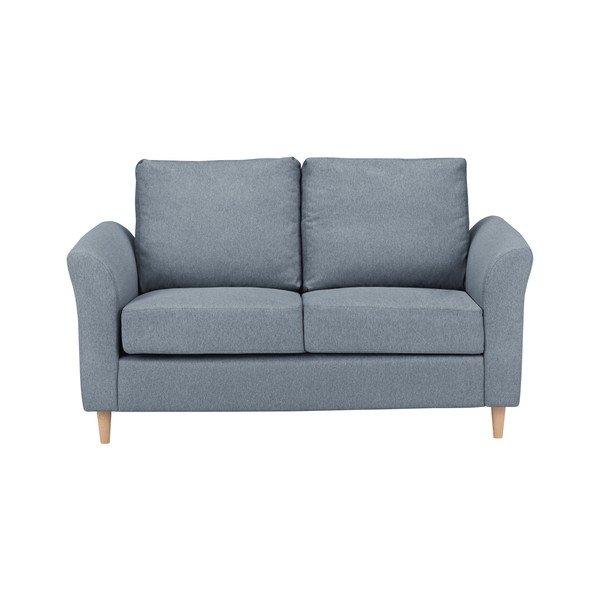 Smooth kétszemélyes kék kanapé - Kooko Home-image-3