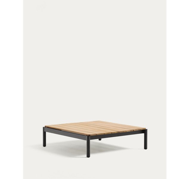 Teakfa kerti dohányzóasztal 89x91 cm Sorells – Kave Home-image-2