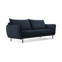 Sötétkék bársony kanapé 160 cm Vienna – Cosmopolitan Design