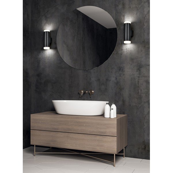 Matt fekete LED fali lámpa Ray – Trio-image-1