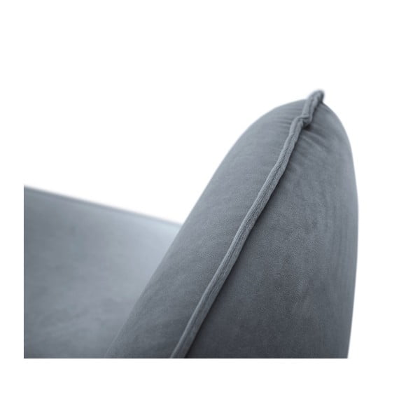 Vienna szürke bársony fotel - Cosmopolitan Design-image-3