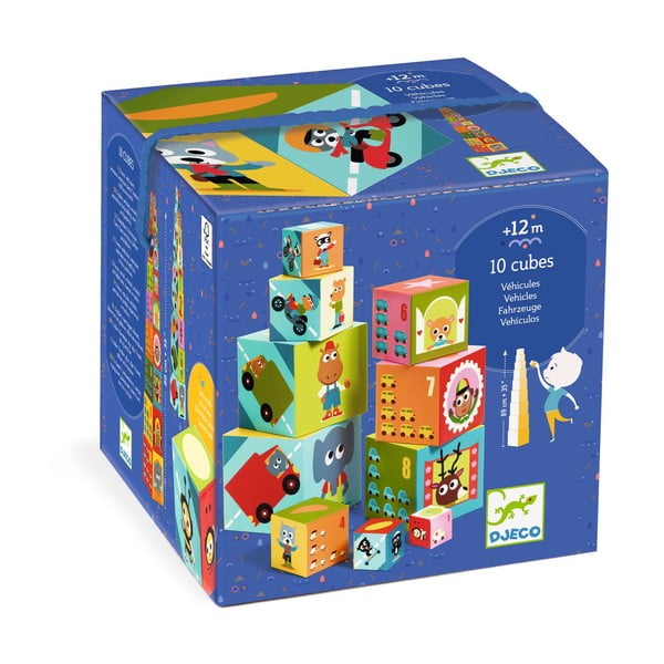 Közlekedési eszközök dobozos építőjáték - Djeco-image-2