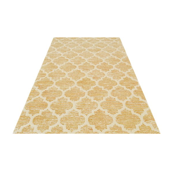 Diamond kézzel készített sárga szőnyeg, 183 x 122 cm - Bakero-image-3