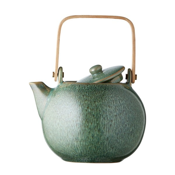 Zöld kerámia teáskanna szűrővel 1,2 l Gastro Green – Bitz-image-2