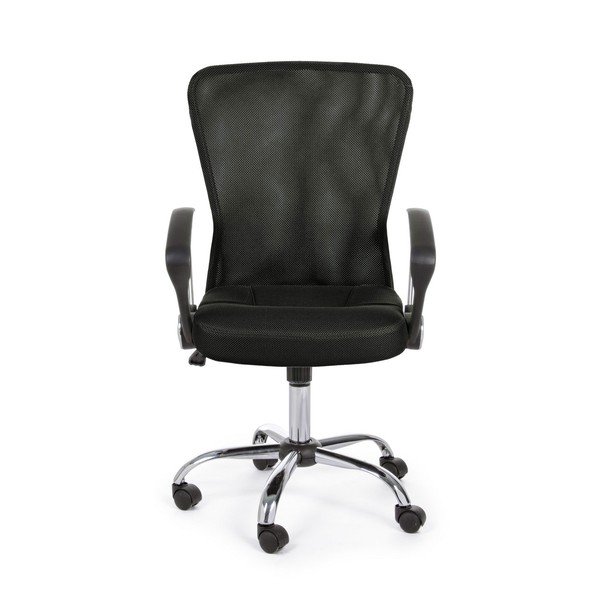 Fekete kárpitozott irodai szék Brisbane – Yes Everyday-image-1