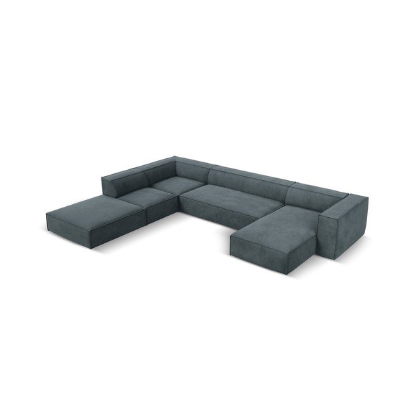 Petróleumkék-szürke sarokkanapé (bal oldali) Madame – Windsor & Co Sofas-image-2