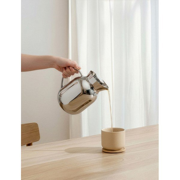 Ezüstszínű rozsdamentes acél thermo kancsó 1,2 l Amphora – Stelton-image-2