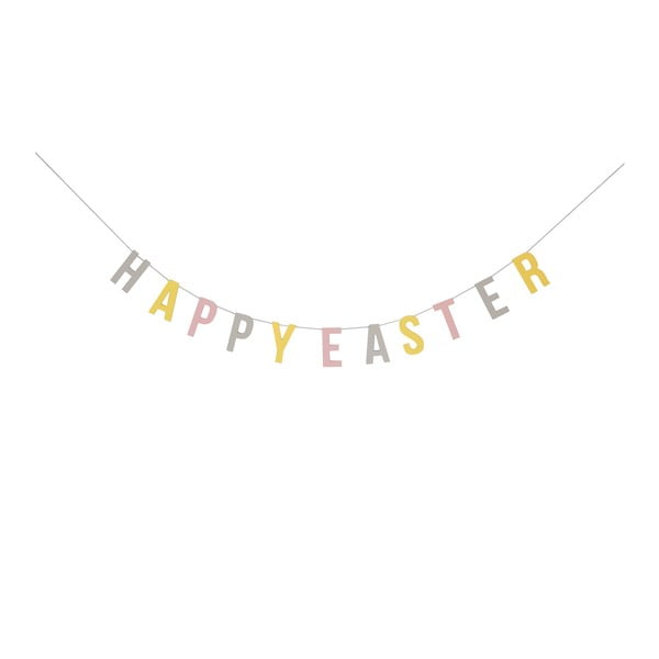 Pastel Easter papír girland, hosszúság 200 cm - Bloomingville