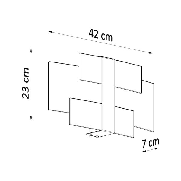 Fehér fali lámpa Marett – Sollux-image-2