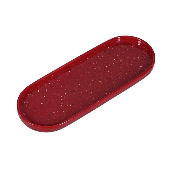 Porcelán tálca 10x28,5 cm Fika – ONA