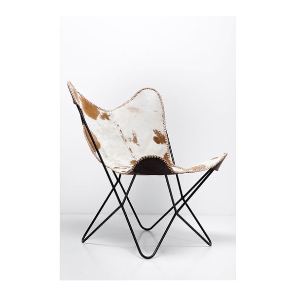 Butterfly Fur bőr fotel, 2 darab - Kare Design