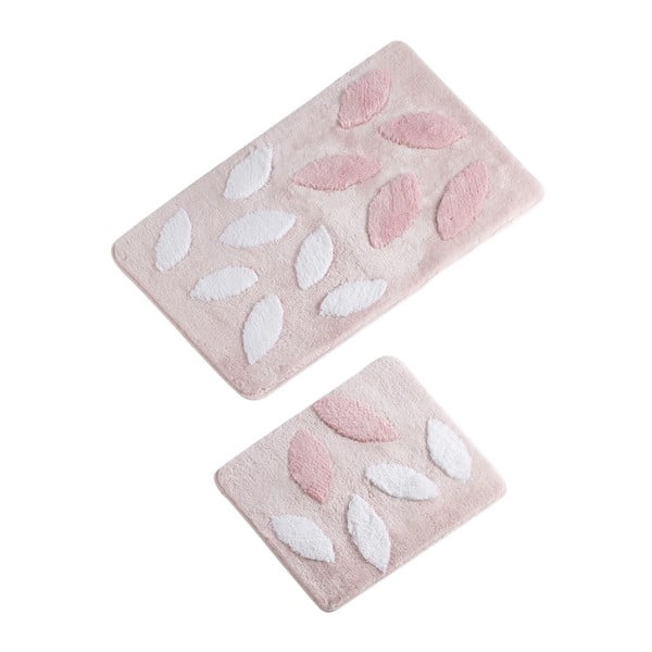 Sofia Bath Mat Muro 2 darabos rózsaszín fürdőszobai kilépő szett