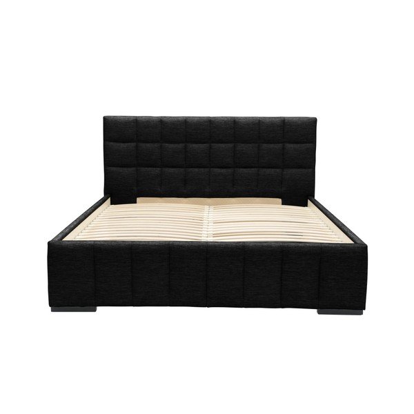 Dream fekete kétszemélyes ágy, 160 x 200 cm - Mazzini Beds-image-3