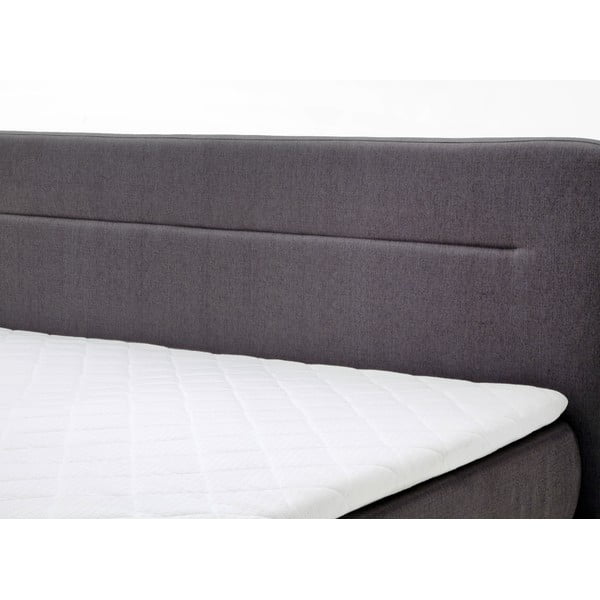 Antracitszürke boxspring ágy 180x200 cm Massello – Meise Möbel-image-3