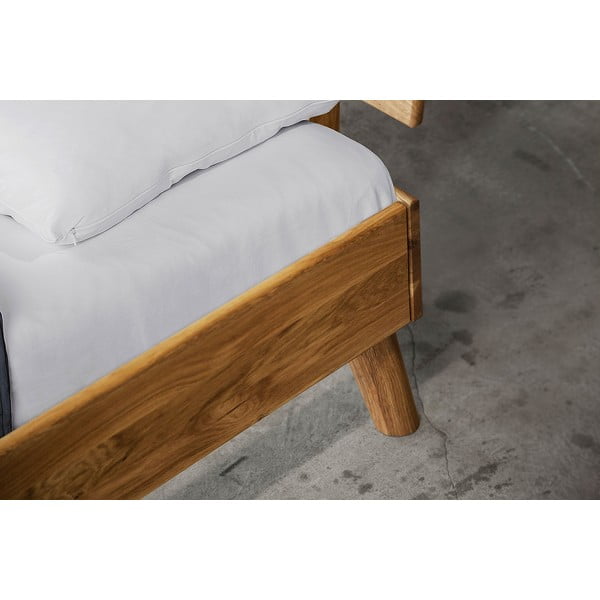 Tölgyfa franciaágy 160x200 cm Greg 2 - The Beds-image-3