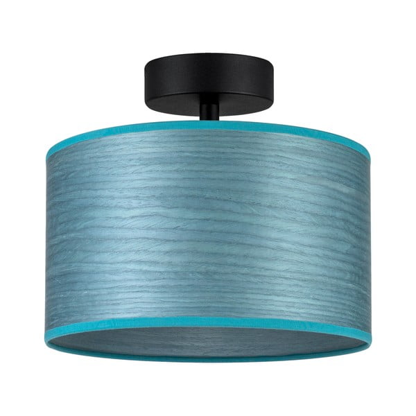 Ocho S kék mennyezeti lámpa természetes furnérból, ⌀ 25 cm - Sotto Luce