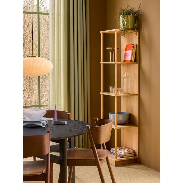 Fekete kerek étkezőasztal ø 120 cm Fjord – Hübsch-image-1