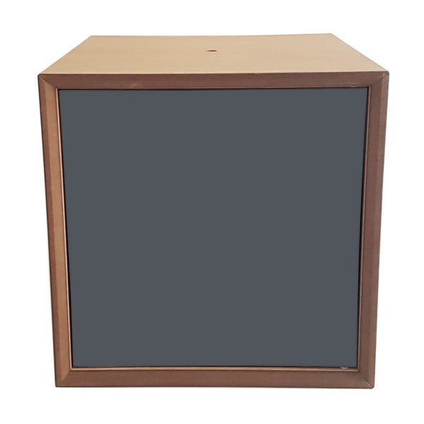 PIXEL kocka polcokkal és grafit színű ajtóval, 40 x 40 cm - Ragaba