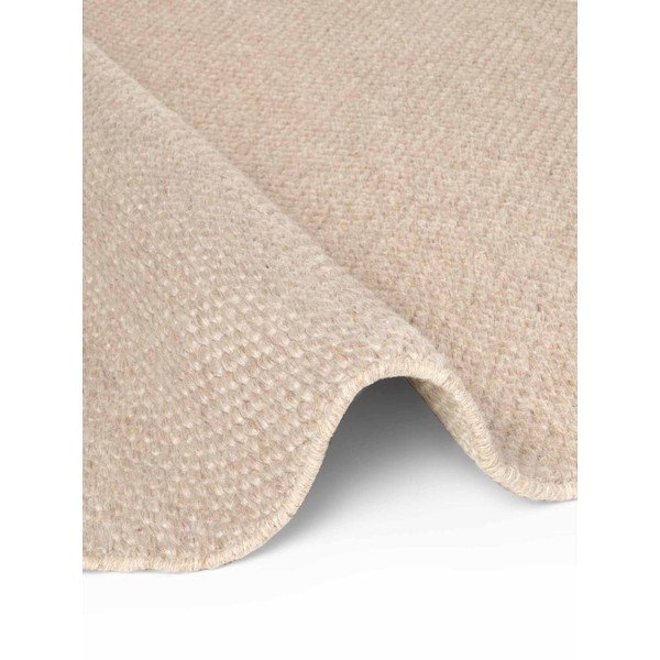 Bézs kézi szövésű gyapjú kerek szőnyeg ø 160 cm Lyon Beans – Elle Decoration-image-4