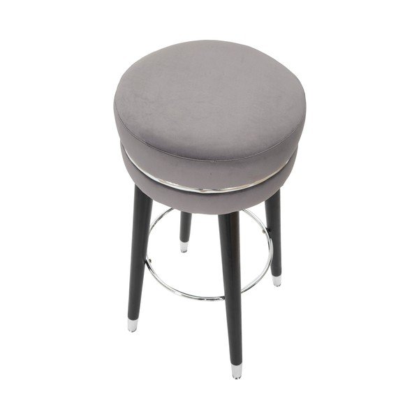 Szürke kárpitozott bárszék (ülésmagasság 74 cm) Paris – Mauro Ferretti-image-2