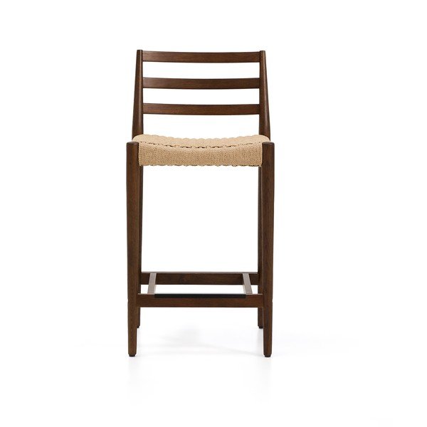 Barna-natúr színű tölgyfa bárszék (ülésmagasság 65 cm) Analy – Kave Home-image-2