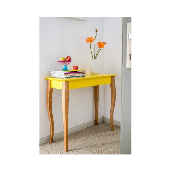 Console sárga rakodóasztal, hossza 105 cm - Ragaba-image-1