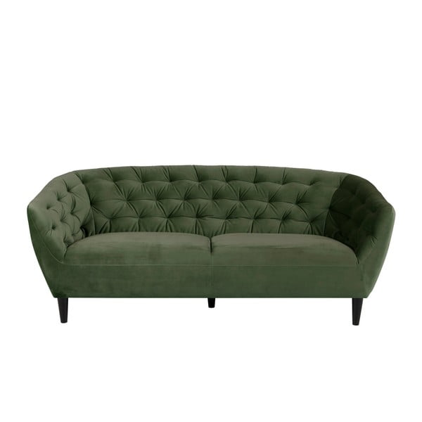 Ria zöld bársony kanapé, 191 cm - Actona