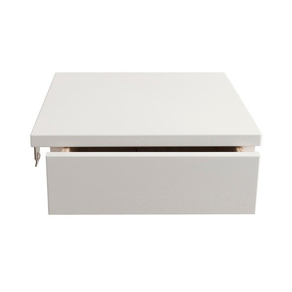 Koli fehér, kézzel készített tömör nyírfa éjjeliszekrény - Kiteen-image-1