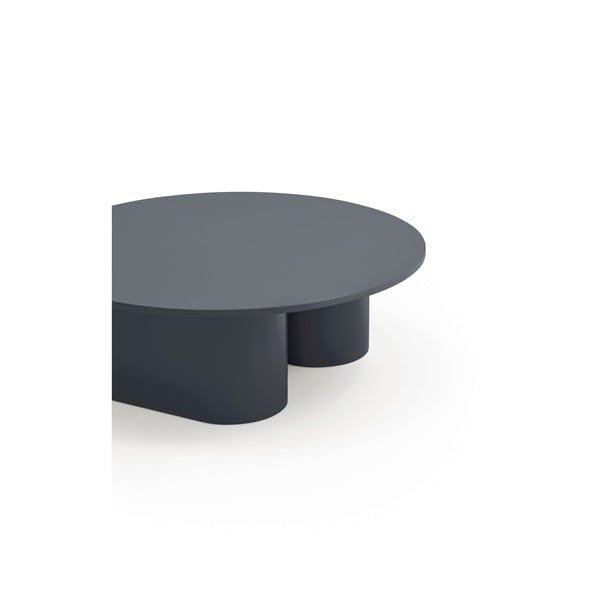 Antracitszürke dohányzóasztal 110x111 cm Totem – Teulat-image-4