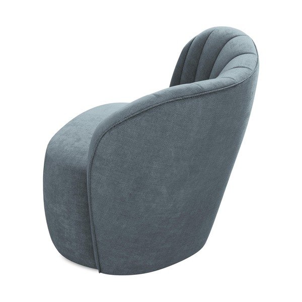 Kék zsenília fotel Keloa – Makamii-image-3