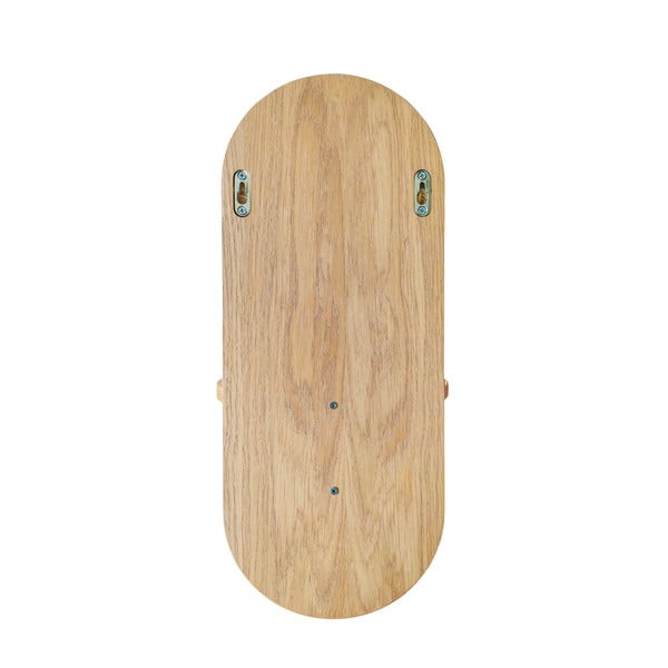 Natúr színű fali polc tölgyfa dekorral Soft – Woodman-image-4