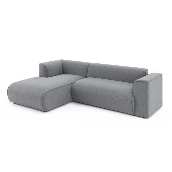 Világosszürke sarokkanapé (bal oldali-heverő résszel) Merid  – Ropez-image-2