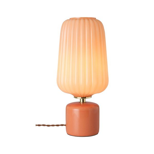 Lazacszínű üveg asztali lámpa (magasság 40 cm) Daria – Ellos Home-image-3